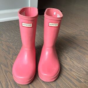 Hunter Rain Boots Girls size US 13 girls kids
